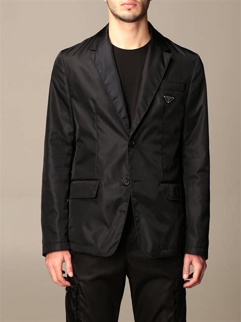 prada blazer men's|prada single breasted shell blazer.